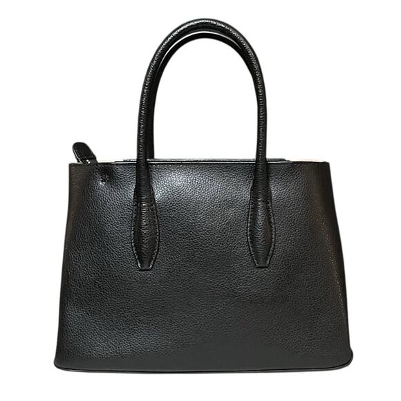 Kate Spade Eva Small Top Zip Satchel Black Tote Crossbody Removable Strap Charm - Picture 8 of 14